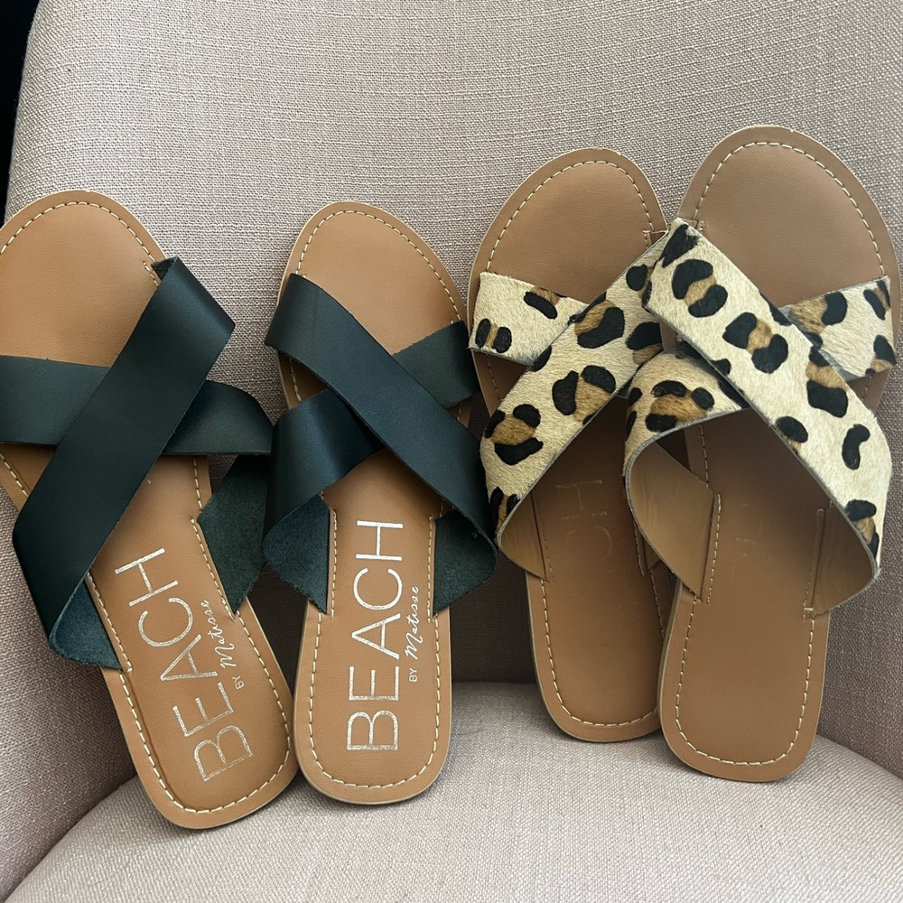 Beach by Matisse Sandal Criss Cross Slides